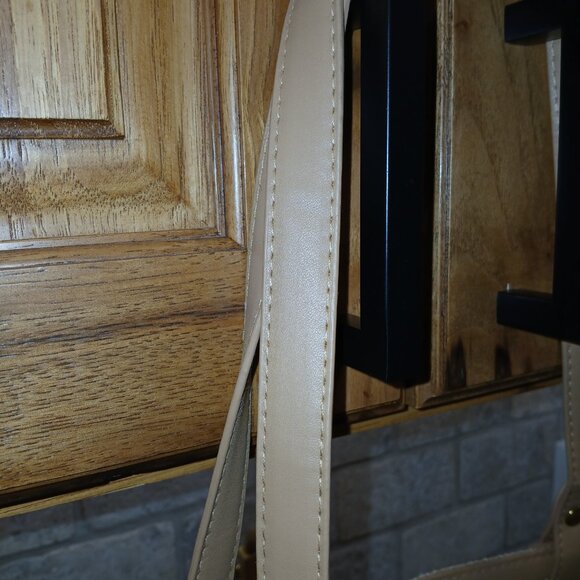 Neutral Woven Stripe Tote Bag – Coastal Chic Everyday Carryall - Picture 6 of 10